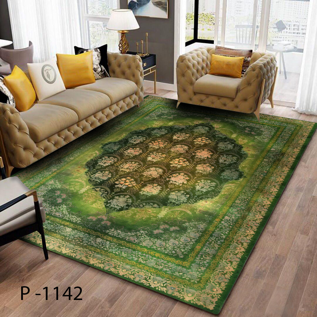 روفرشی کشدار مخمل شانل 4متری وینتیج p1142