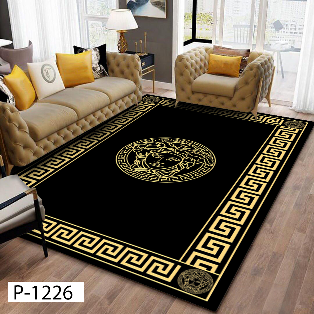 روفرشی کشدار مخمل شانل 9متری ورساچه p-1226