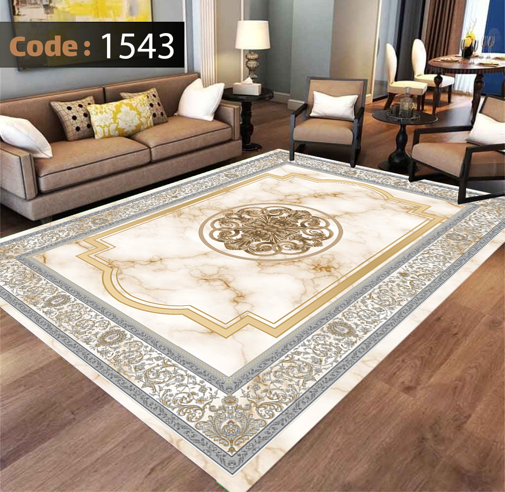 فرشینه 6متری نمد ۱۰۰۰ گرم مخمل شانل (آماده‌ارسال)